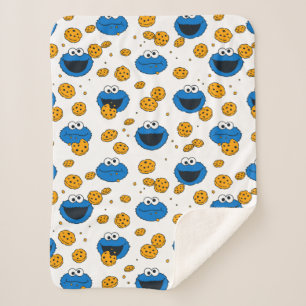 Cookie Monster   C is for Cookie Pattern Sherpa Blanket