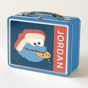 Cookie Monster Camp Cookies Add Your Name Metal Lunch Box