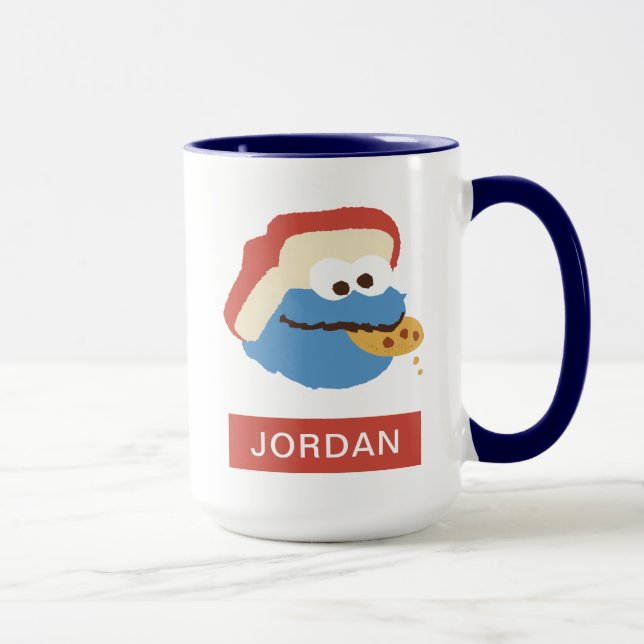 Cookie Monster Camp Cookies | Add Your Name Mug (Right)