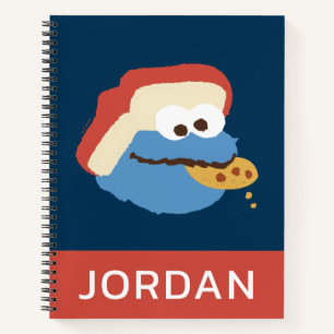 Cookie Monster Camp Cookies   Add Your Name Notebook