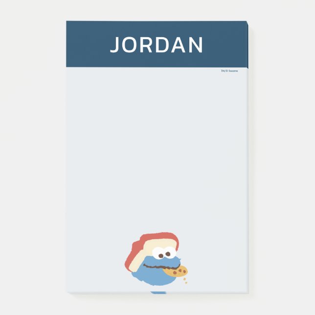 Cookie Monster Camp Cookies | Add Your Name Post-it Notes (Front)