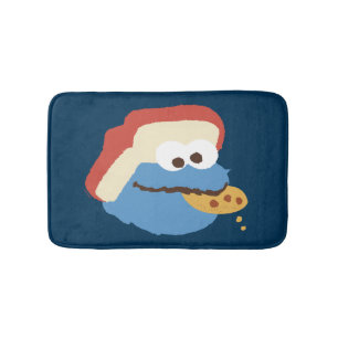 Cookie Monster Camp Cookies Bath Mat