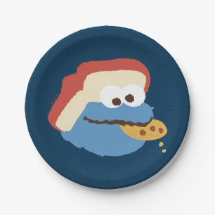 Cookie Monster Camp Cookies Paper Plate