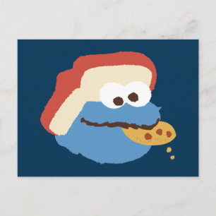 Cookie Monster Camp Cookies Postcard