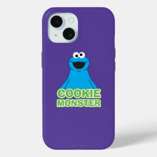 Cookie Monster Character Art iPhone 15 Case