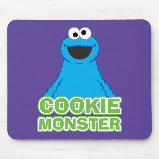 Cookie Monster Character Art Mouse Pad (Front)