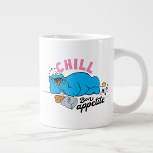 Cookie Monster   Chill Bon Appetite Large Coffee Mug