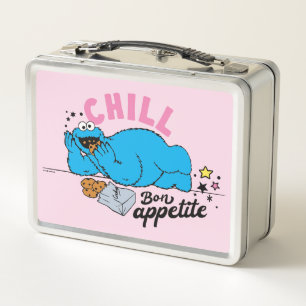 Cookie Monster   Chill Bon Appetite Metal Lunch Box