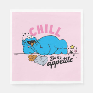 Cookie Monster Chill Bon Appetite Napkin