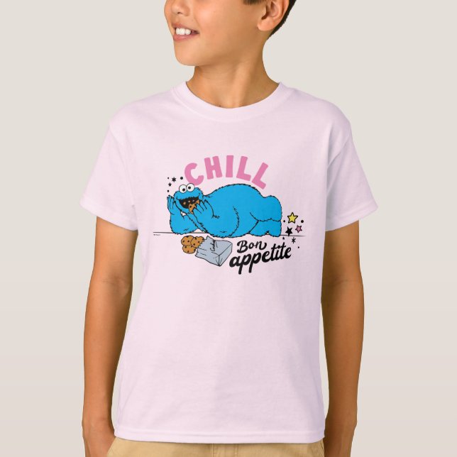 Cookie Monster | Chill Bon Appetite T-Shirt (Front)