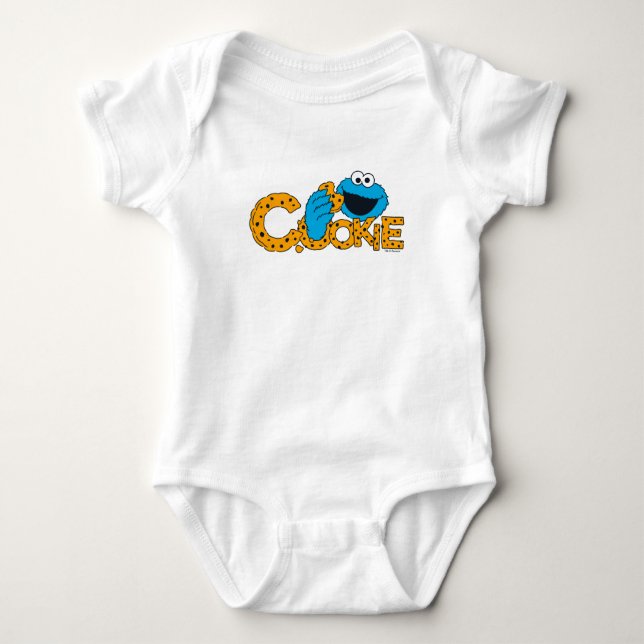 Cookie Monster | Cookie! Baby Bodysuit (Front)