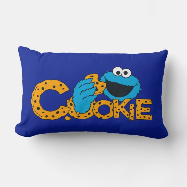 Cookie Monster | Cookie! Lumbar Cushion (Front)