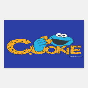 Cookie Monster   Cookie! Rectangular Sticker