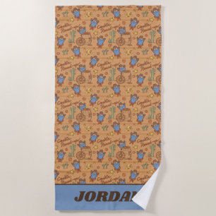 Cookie Monster   Cookie Round-Up Pattern Beach Towel