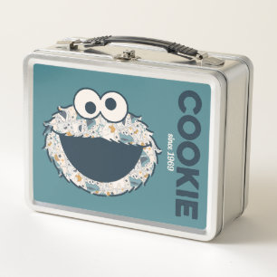 Cookie Monster Cookie Since 1969 Metal Lunch Box