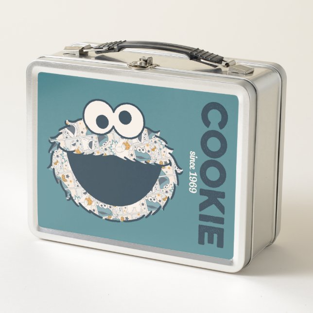Cookie Monster | Cookie Since 1969 Metal Lunch Box (Front)