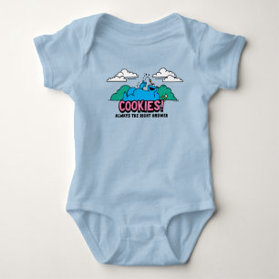 Cookie Monster   Cookies Always the Right Answer Baby Bodysuit