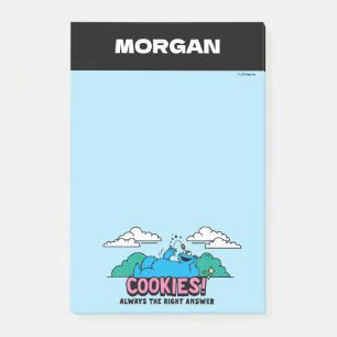 Cookie Monster Cookies Always the Right Answer Post-it Notes