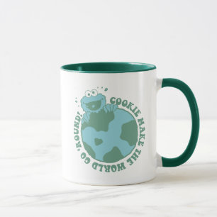Cookie Monster   Cookies Make the World Go Round Mug
