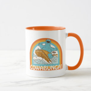Cookie Monster Cowabunga! Mug