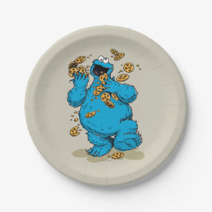 Cookie Monster Crazy Cookies Paper Plate