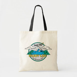 Cookie Monster   Enjoy Life One Bite at a Time Tote Bag