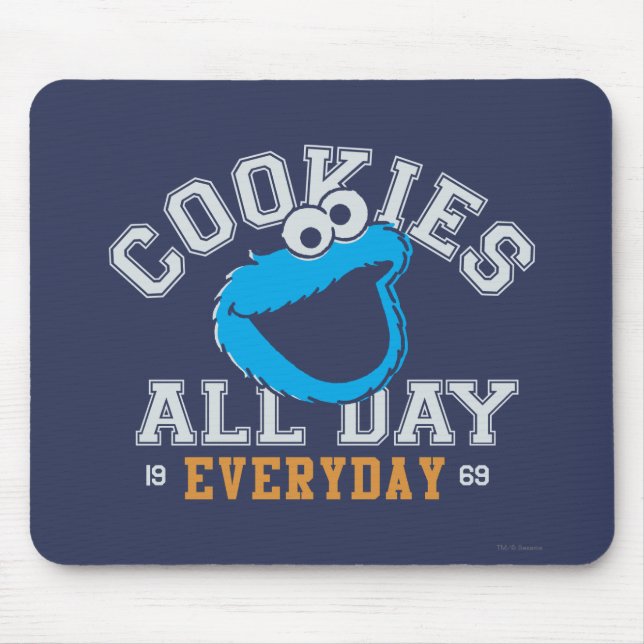 Cookie Monster Everyday Mouse Pad (Front)