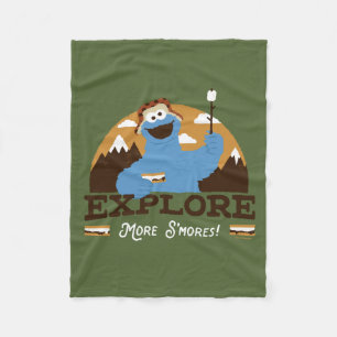Cookie Monster   Explore More S'mores Fleece Blanket