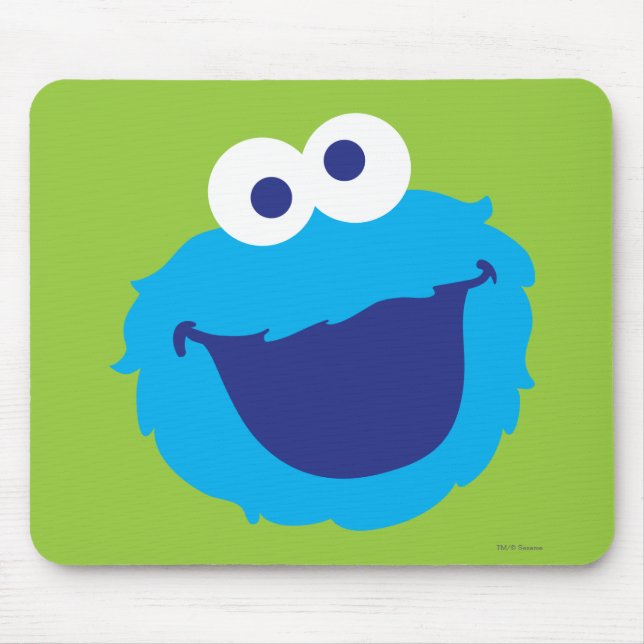 Cookie Monster Face Mouse Pad (Front)