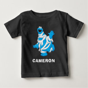 Cookie Monster   Halloween Mummy Baby T-Shirt