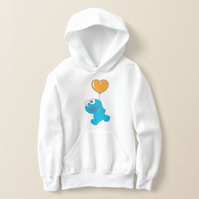 Cookie Monster Heart Balloon (Laydown)