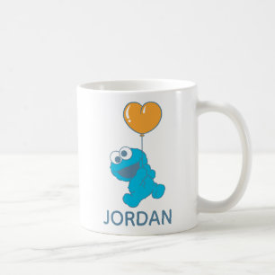 Cookie Monster Heart Balloon Coffee Mug