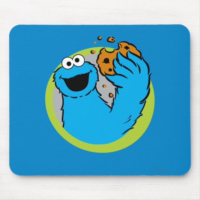 Cookie Monster Image Mouse Pad (Front)