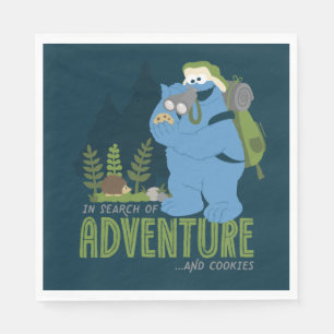 Cookie Monster In Search of Adventure…And Cookie Napkin