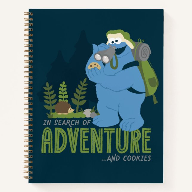 Cookie Monster | In Search of Adventure…And Cookie Notebook (Front)