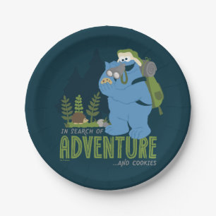 Cookie Monster   In Search of Adventure…And Cookie Paper Plate