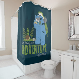 Cookie Monster   In Search of Adventure…And Cookie Shower Curtain