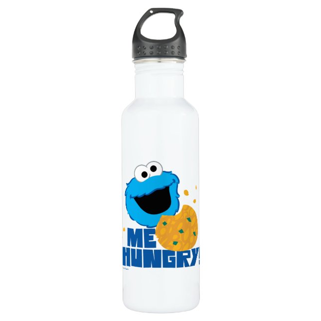 Cookie Monster | Me Hungry! 710 Ml Water Bottle (Front)