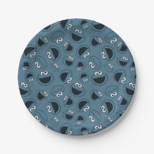 Cookie Monster   Me Hungry Pattern Paper Plate
