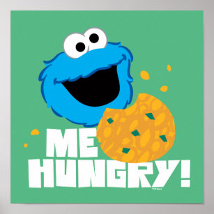 Cookie Monster   Me Hungry! Poster