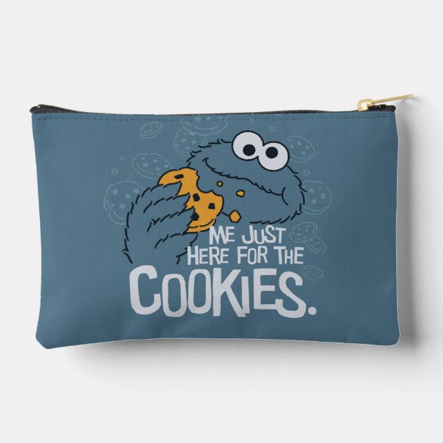 Cookie Monster | Me Just Here for the Cookies Accessory Pouch (Back)