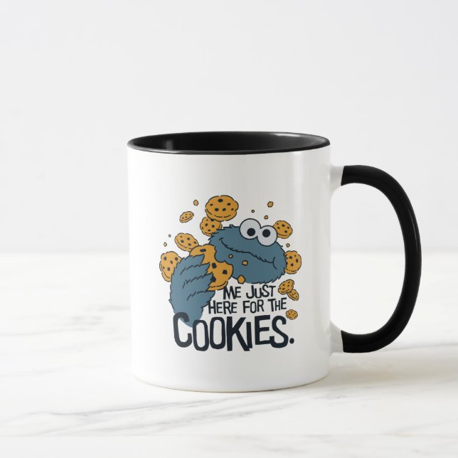Cookie Monster | Me Just Here for the Cookies Mug (Right)