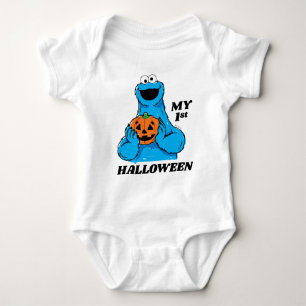 Cookie Monster - My First Halloween Baby Bodysuit