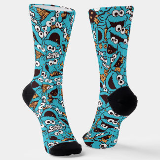 Cookie Monster | Nom Nom Nom Pattern Socks