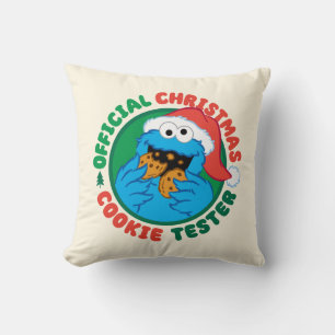 Cookie Monster   Official Christmas Cookie Tester Cushion
