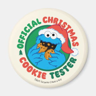 Cookie Monster   Official Christmas Cookie Tester Magnet