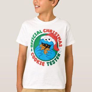 Cookie Monster   Official Christmas Cookie Tester T-Shirt