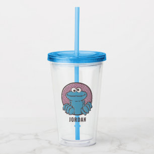 Cookie Monster   Om Nom Nom Acrylic Tumbler