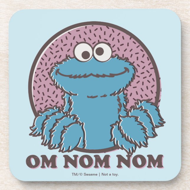 Cookie Monster | Om Nom Nom Coaster (Front)