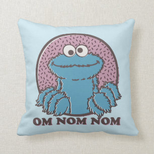 Cookie Monster   Om Nom Nom Cushion